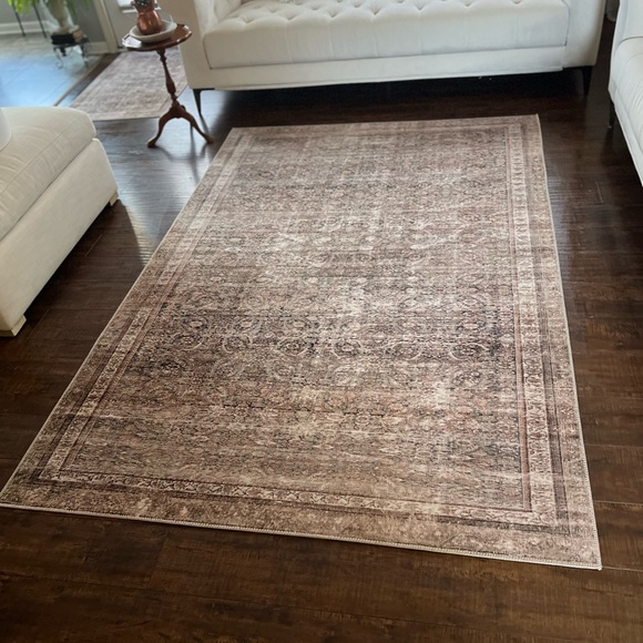 Loloi x Chris loves Jules Terrocotta Rug! - Picture 4 of 4